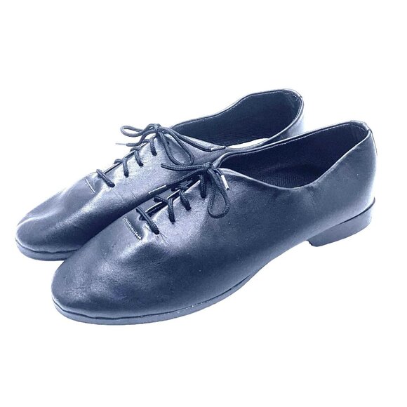Freed of London Leather Dance Shoes Ballroom Jazz Junior Lace Up UK 4 US 4.5 - Picture 2 of 9